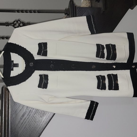 White house Black Market sweater coat - Picture 1 of 4